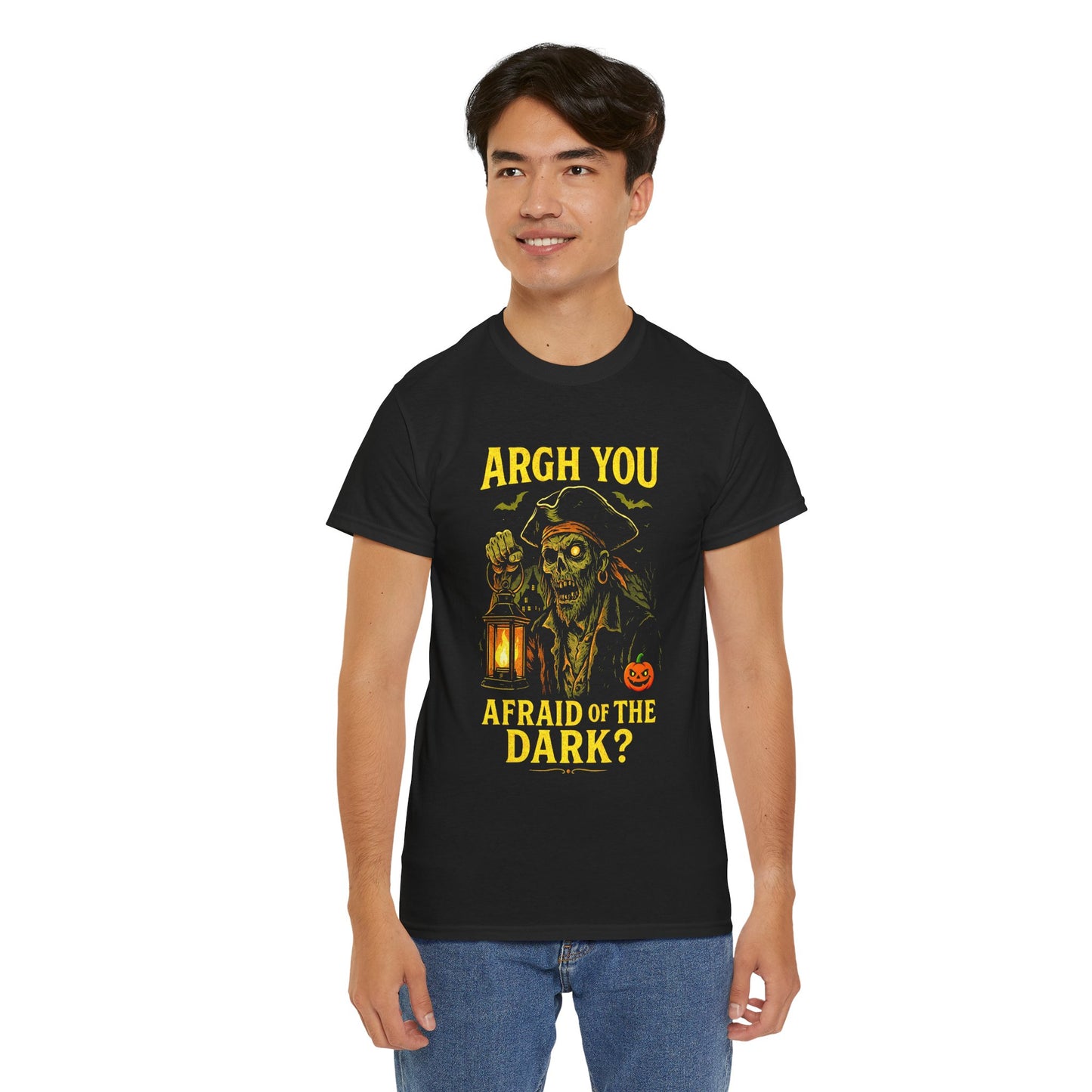 "Argh You Afraid of the Dark?" Zombie Pirate Tee