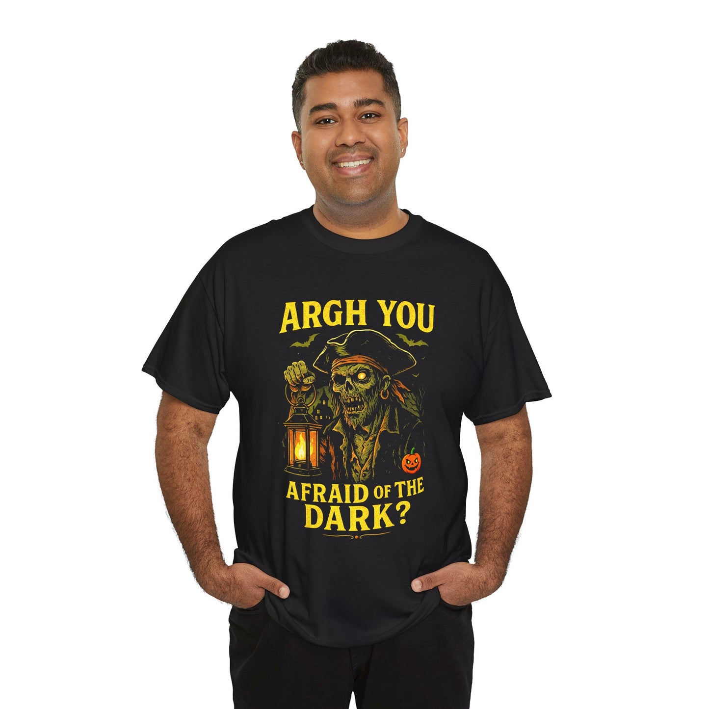 "Argh You Afraid of the Dark?" Zombie Pirate Tee