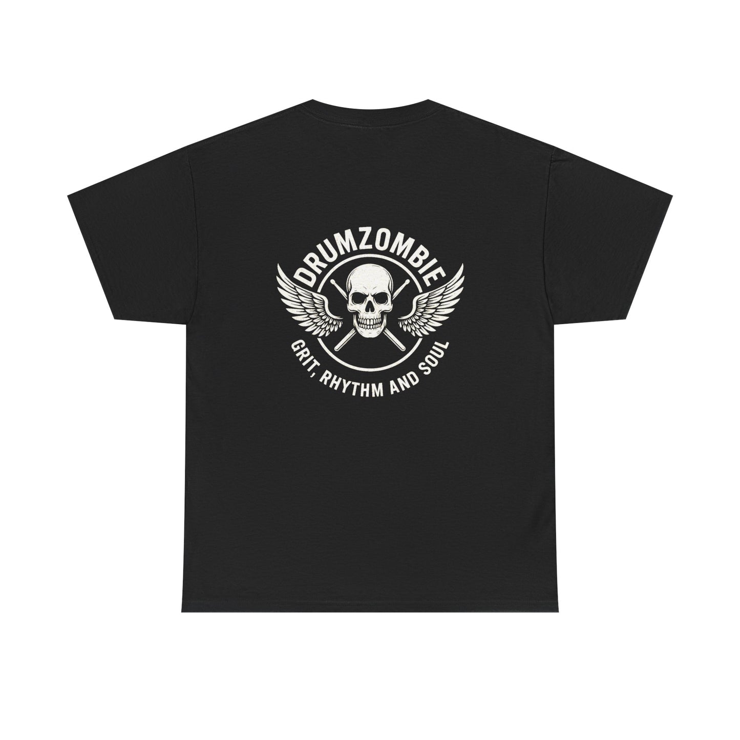 DrumZombie Top Hat Drummer Tee – Gift for Musicians & Rock Fans