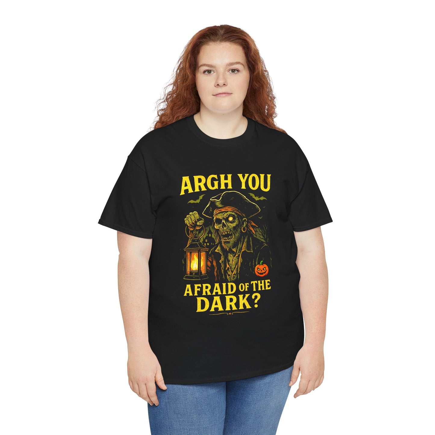 "Argh You Afraid of the Dark?" Zombie Pirate Tee