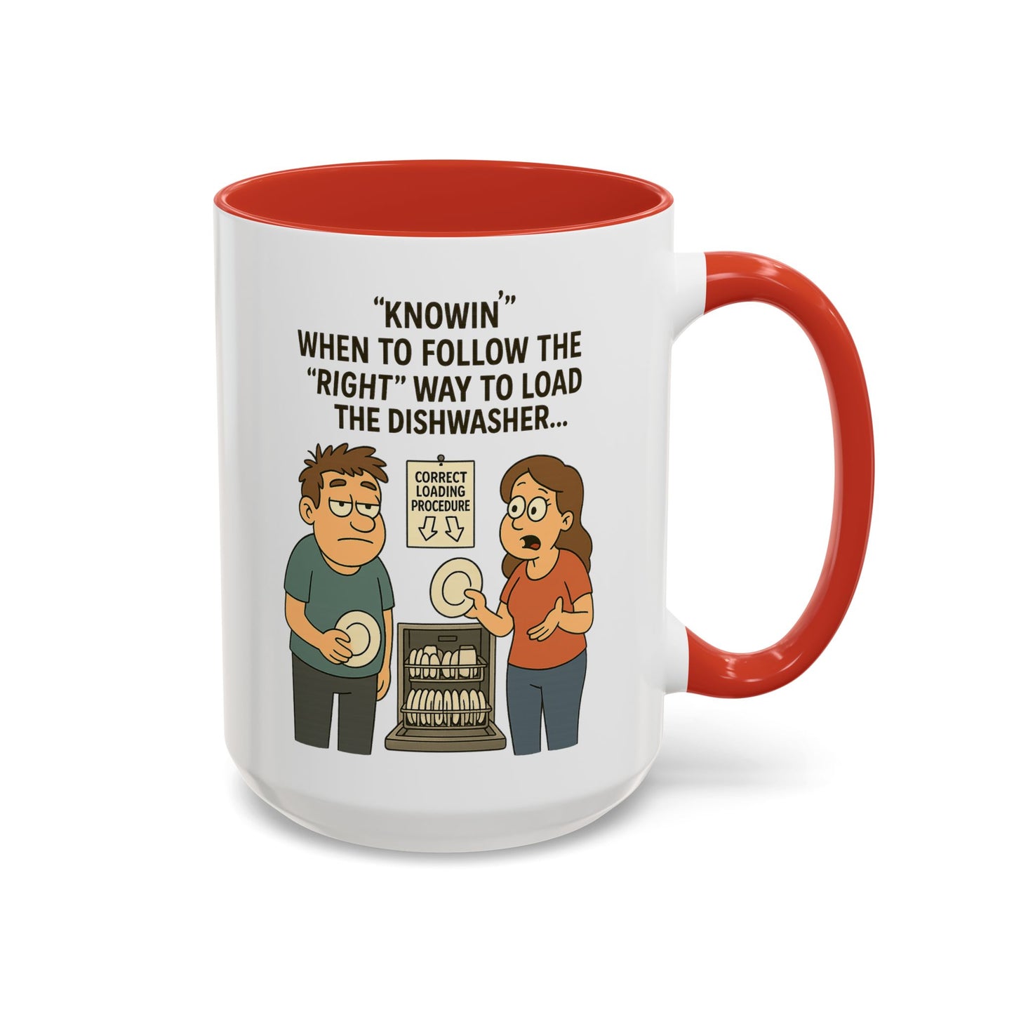 “Dishwasher Diplomacy – Dad Wisdom Coffee Mug" - Perfect Gift for Father's Day, Birthday, or Any Dad Occasion, Fun Kitchen Decor, Humor Mug, Tea Lover's Gift