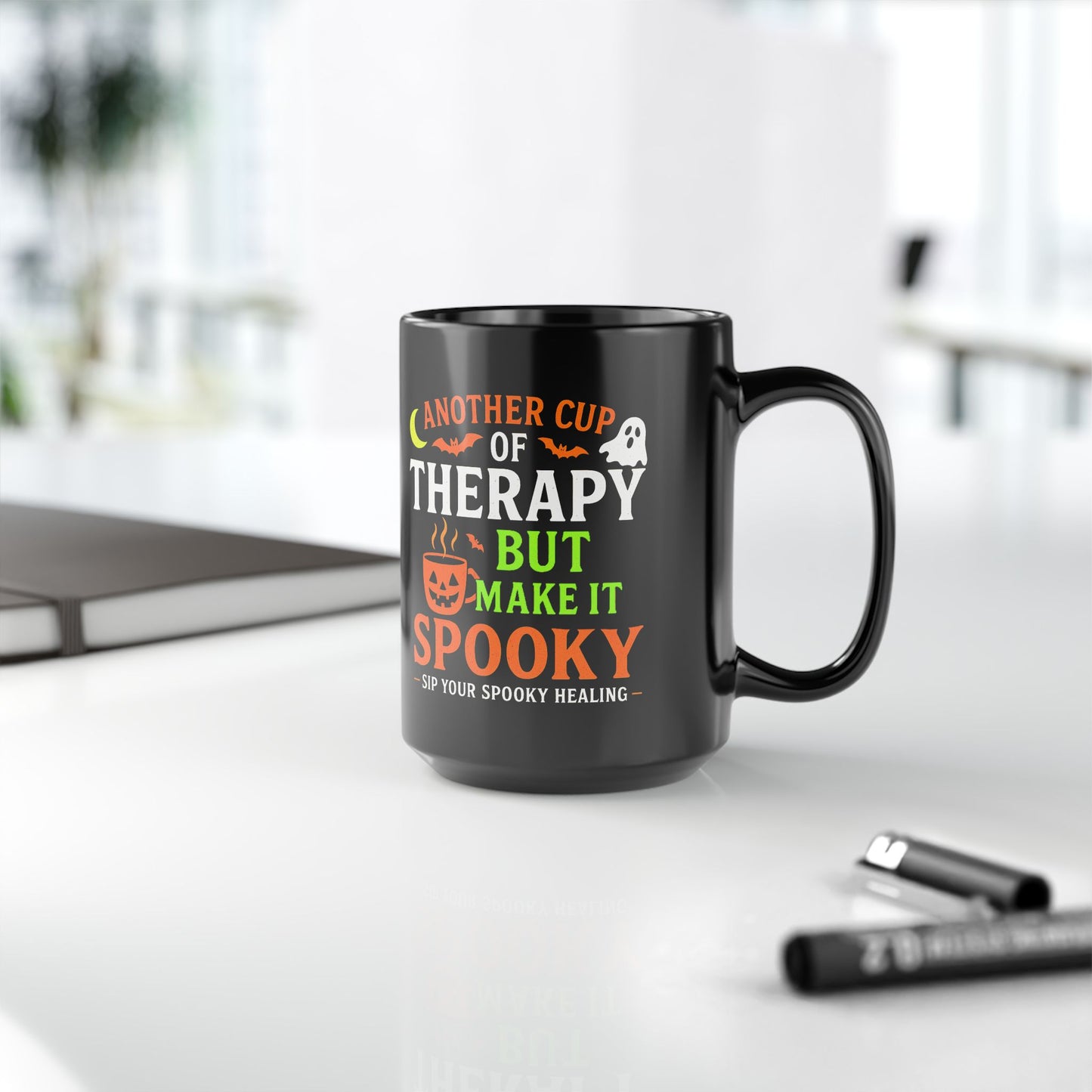 Therapy Specter's Cup - Spooky Self-Care Halloween Mug