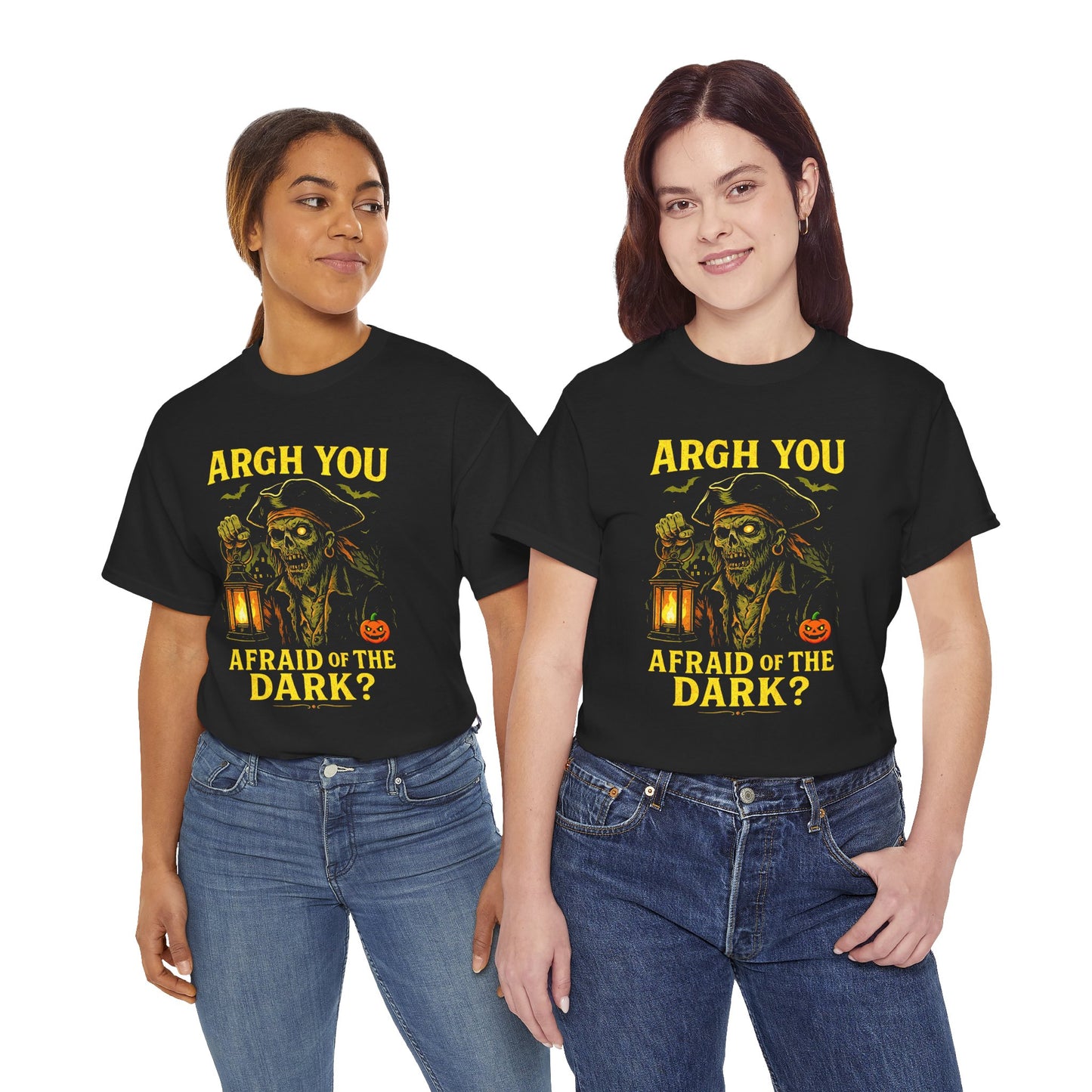 "Argh You Afraid of the Dark?" Zombie Pirate Tee