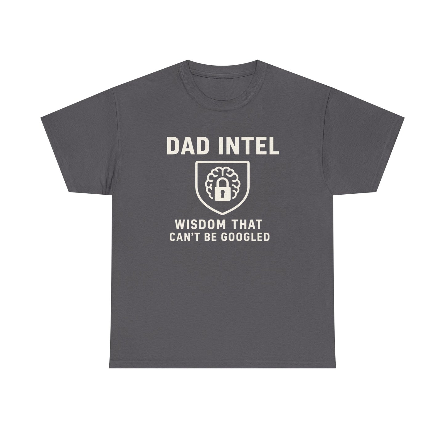 Dad Intel Wisdom Tee, Unisex T-Shirt, Father's Day Gift, Dad Humor Shirt, Family Appreciation Apparel, Casual Everyday Wear
