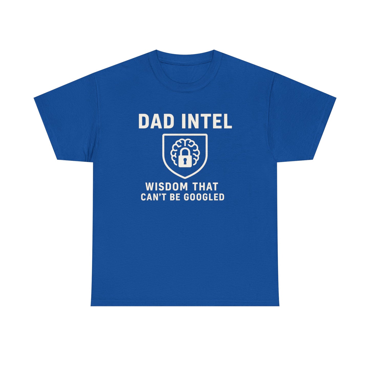 Dad Intel Wisdom Tee, Unisex T-Shirt, Father's Day Gift, Dad Humor Shirt, Family Appreciation Apparel, Casual Everyday Wear