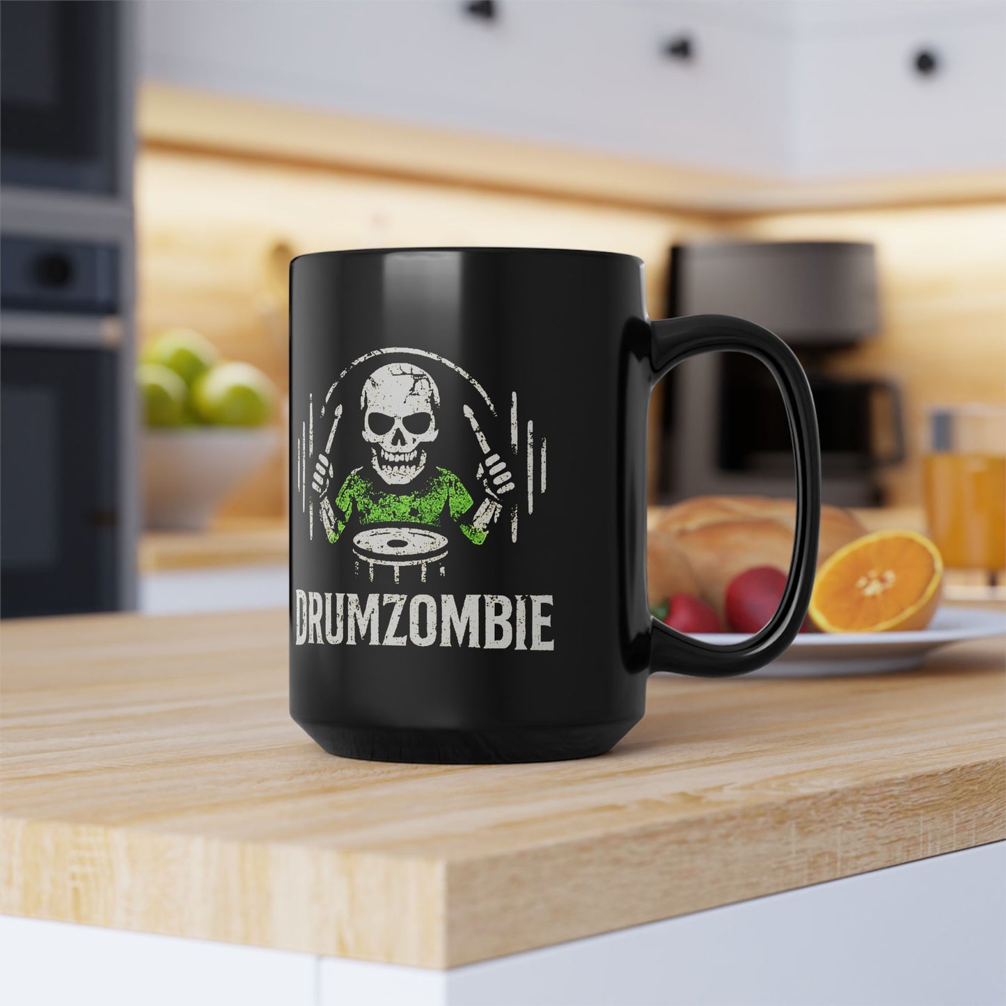 DrumZombie Drummer Mug | Still Keeping the Beat | Official Artist Merch