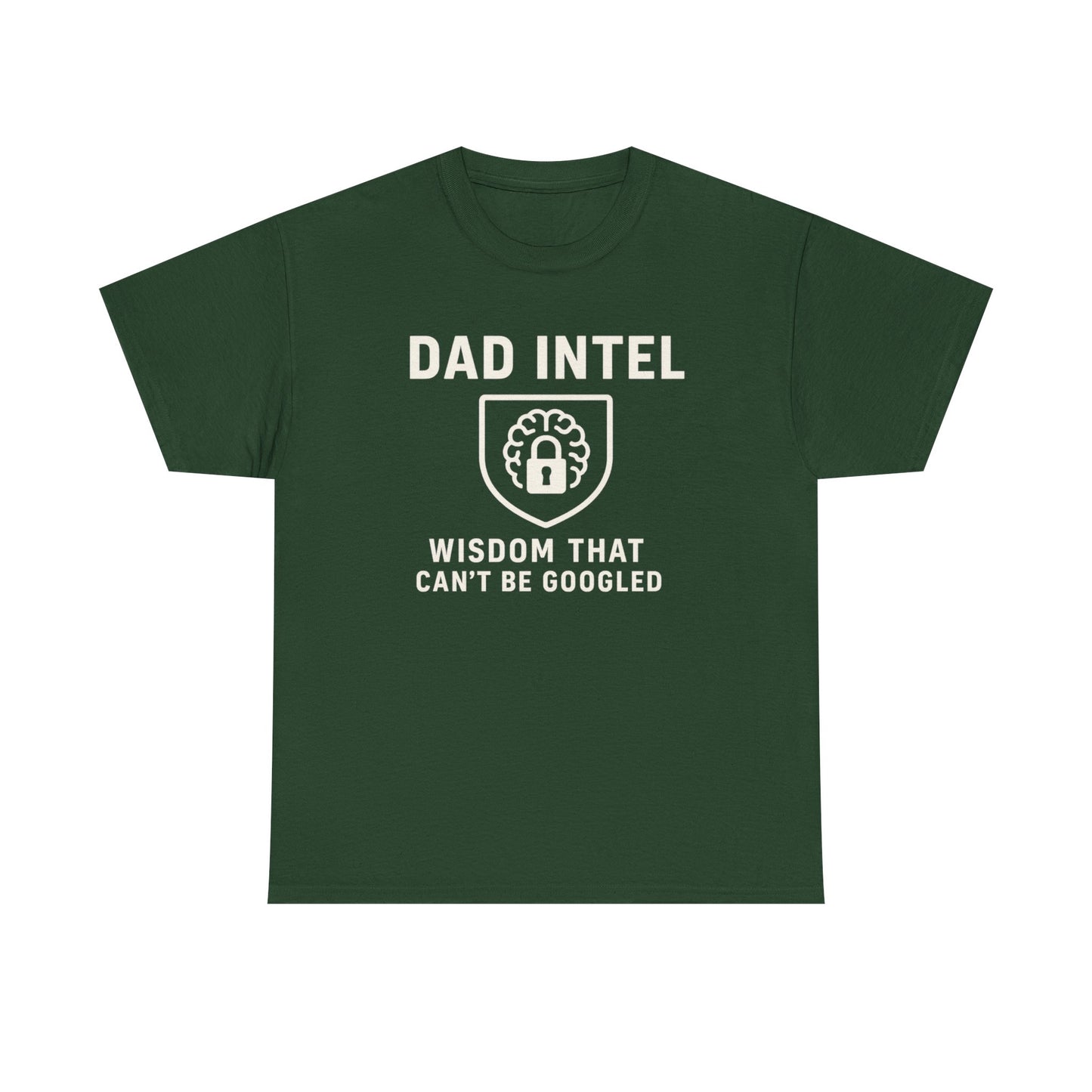 Dad Intel Wisdom Tee, Unisex T-Shirt, Father's Day Gift, Dad Humor Shirt, Family Appreciation Apparel, Casual Everyday Wear