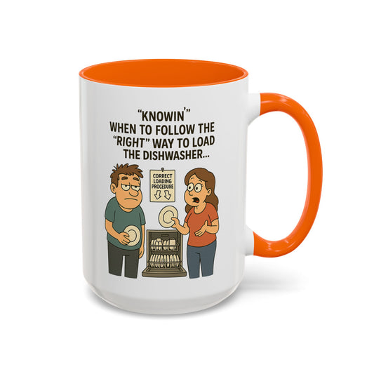 “Dishwasher Diplomacy – Dad Wisdom Coffee Mug" - Perfect Gift for Father's Day, Birthday, or Any Dad Occasion, Fun Kitchen Decor, Humor Mug, Tea Lover's Gift