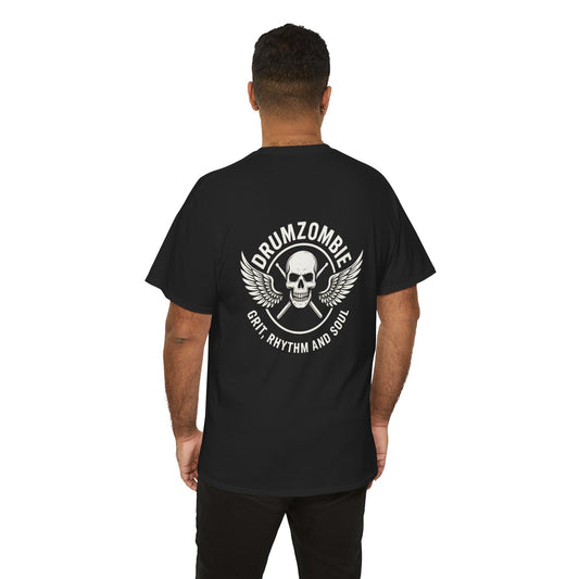 Psychedelic Zombie Drummer Shirt – Funny Gift for Music Lovers