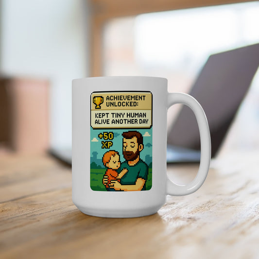 Achievement Unlocked Ceramic Mug - Perfect for Gamers, Coffee Lovers, Gifts, Home Office Decor, Motivational Mug