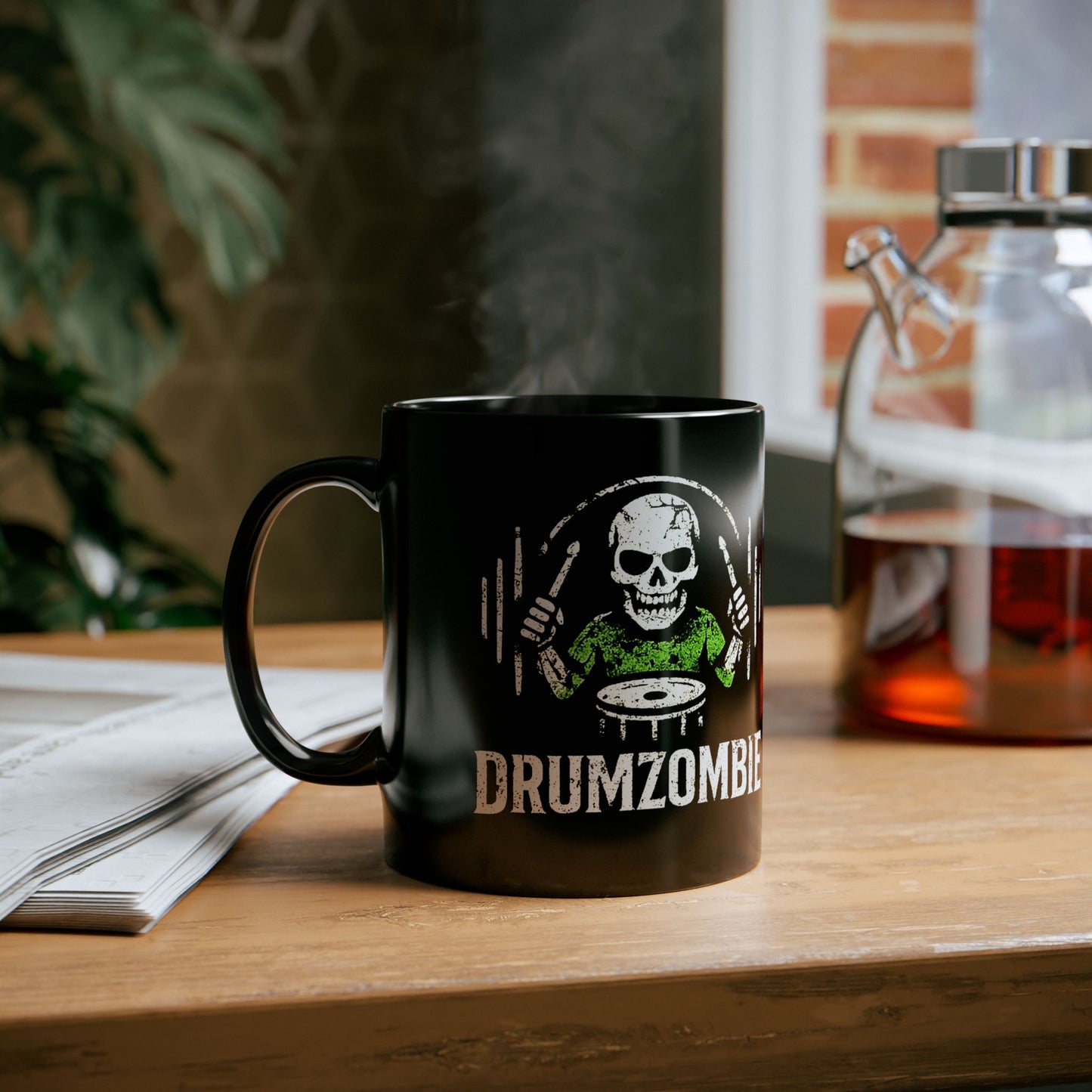 DrumZombie Drummer Mug | Still Keeping the Beat | Official Artist Merch