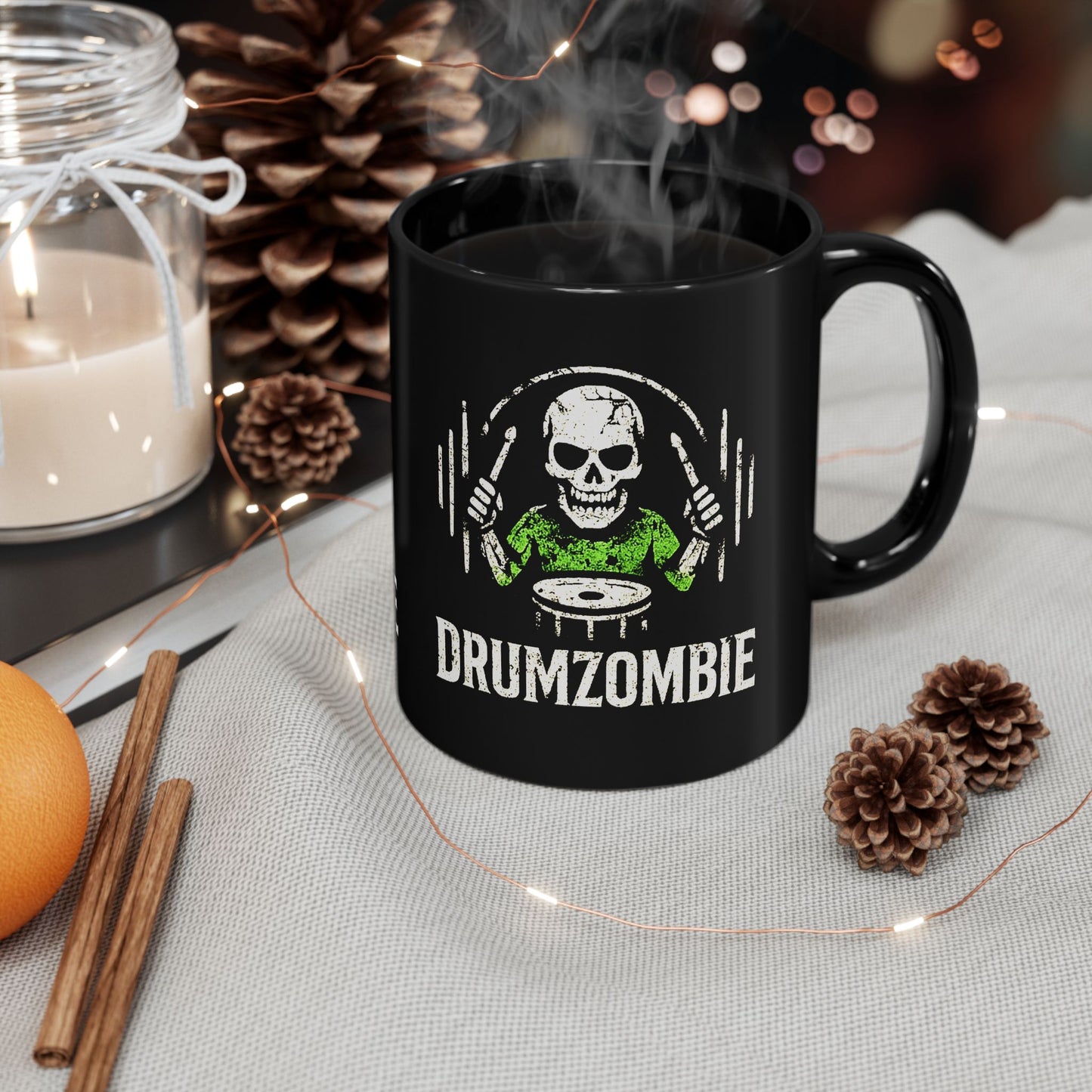 DrumZombie Drummer Mug | Still Keeping the Beat | Official Artist Merch