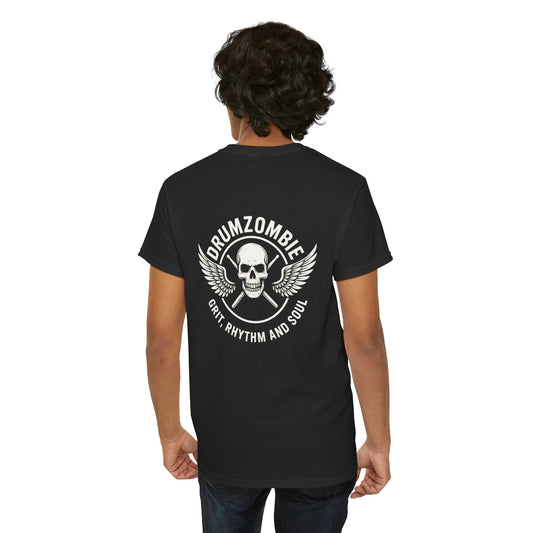 Psychedelic Zombie Drummer Shirt – Funny Gift for Music Lovers