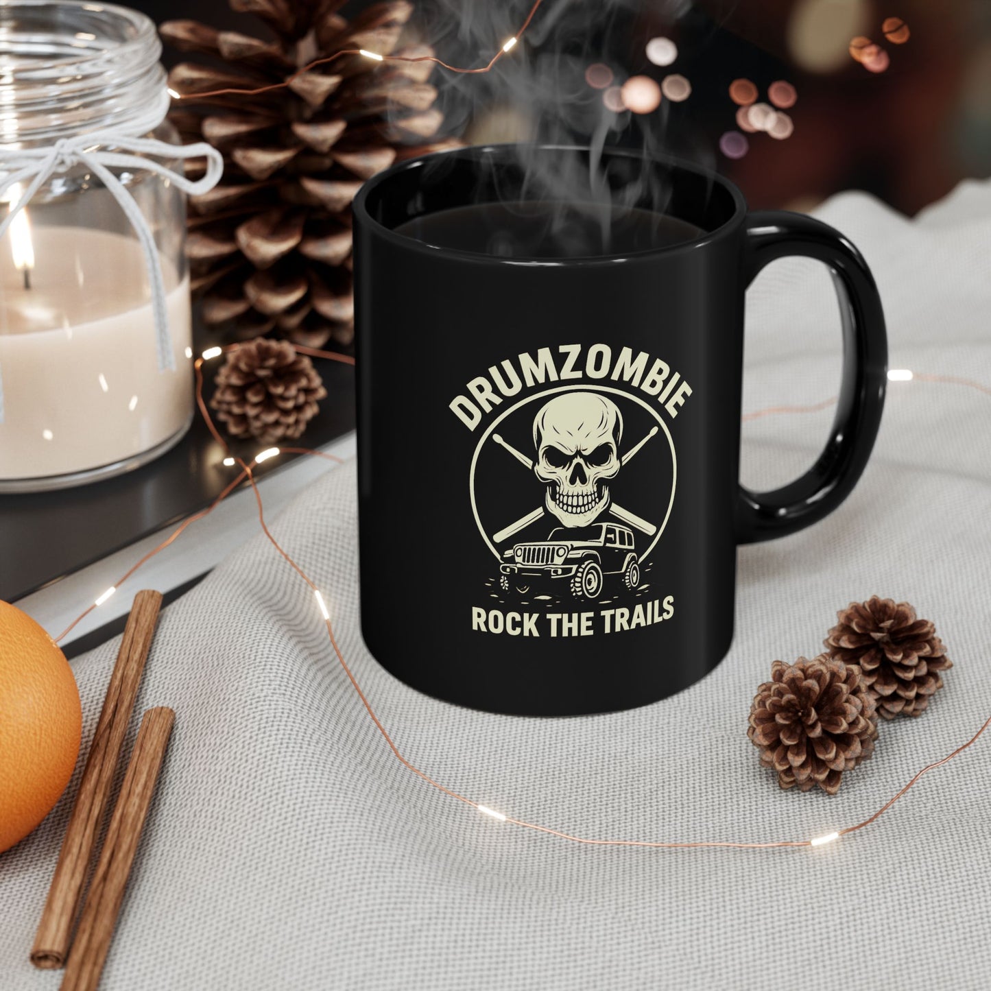 DrumZombie Rock the Trails Mug | 11oz & 15oz
