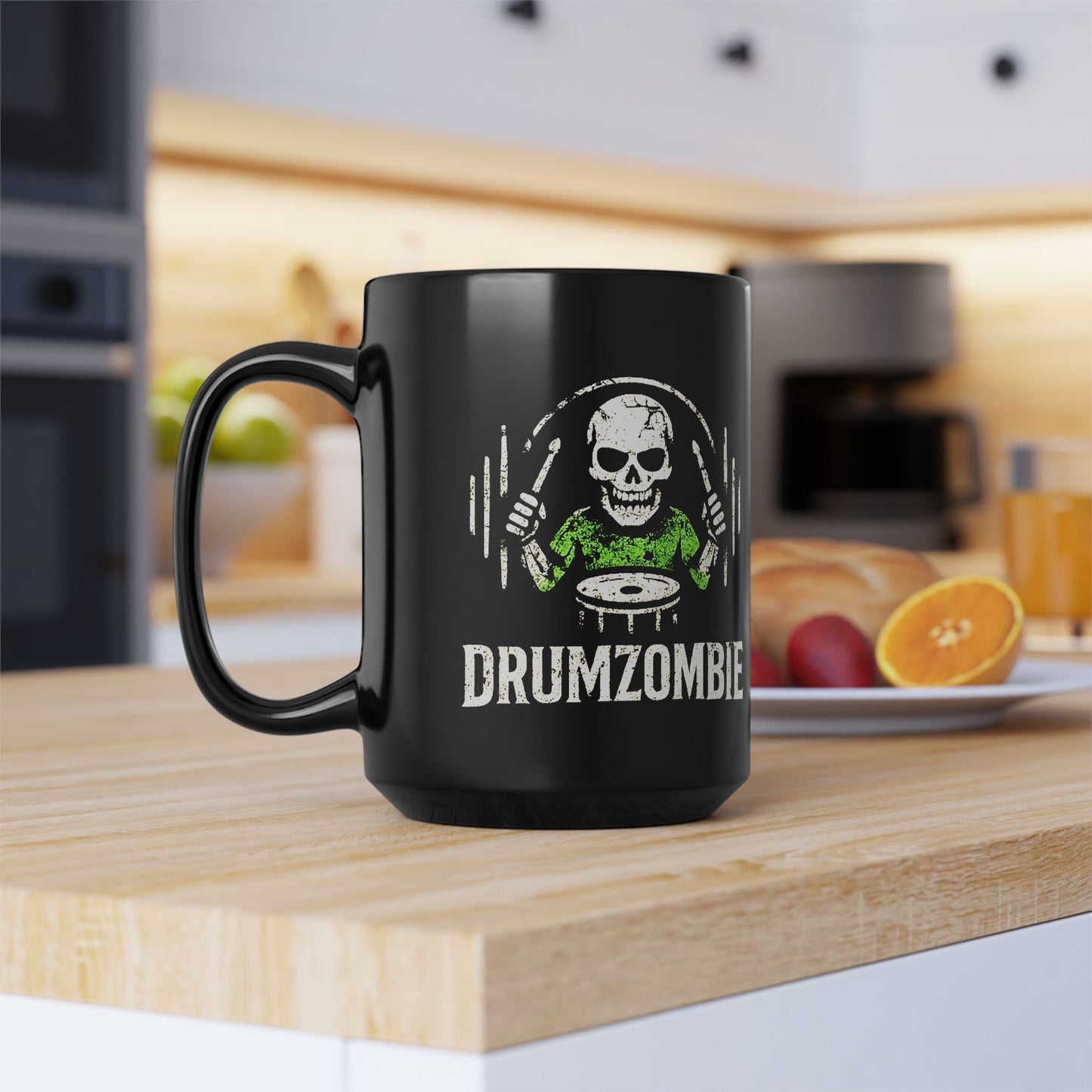 DrumZombie Drummer Mug | Still Keeping the Beat | Official Artist Merch