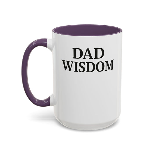 “Dishwasher Diplomacy – Dad Wisdom Coffee Mug" - Perfect Gift for Father's Day, Birthday, or Any Dad Occasion, Fun Kitchen Decor, Humor Mug, Tea Lover's Gift