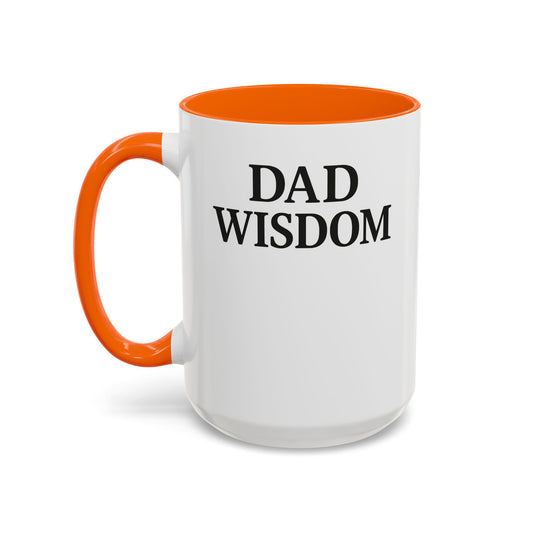 “Dishwasher Diplomacy – Dad Wisdom Coffee Mug" - Perfect Gift for Father's Day, Birthday, or Any Dad Occasion, Fun Kitchen Decor, Humor Mug, Tea Lover's Gift