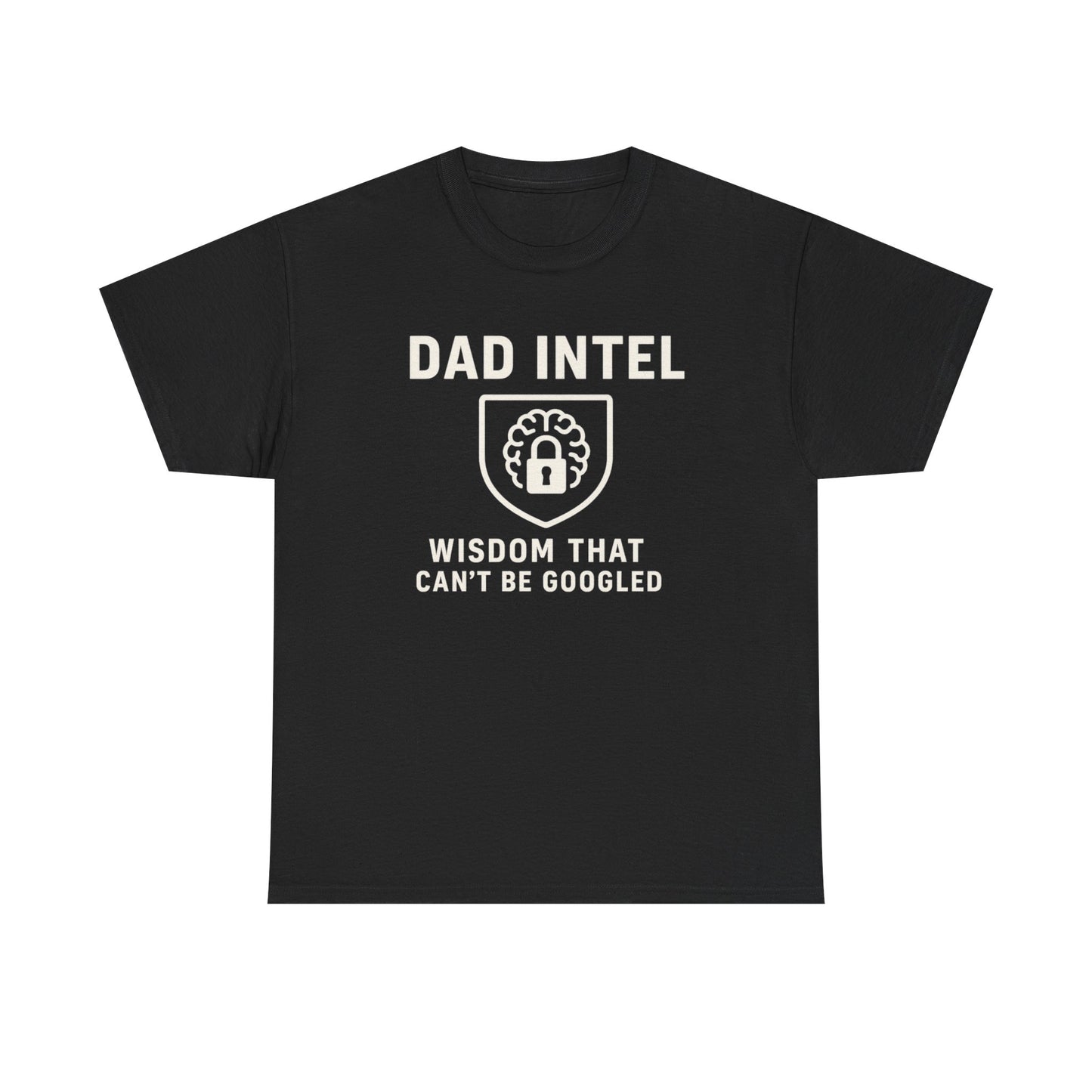 Dad Intel Wisdom Tee, Unisex T-Shirt, Father's Day Gift, Dad Humor Shirt, Family Appreciation Apparel, Casual Everyday Wear