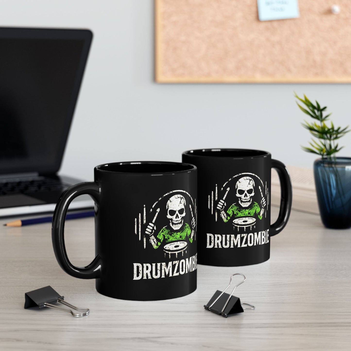 DrumZombie Drummer Mug | Still Keeping the Beat | Official Artist Merch