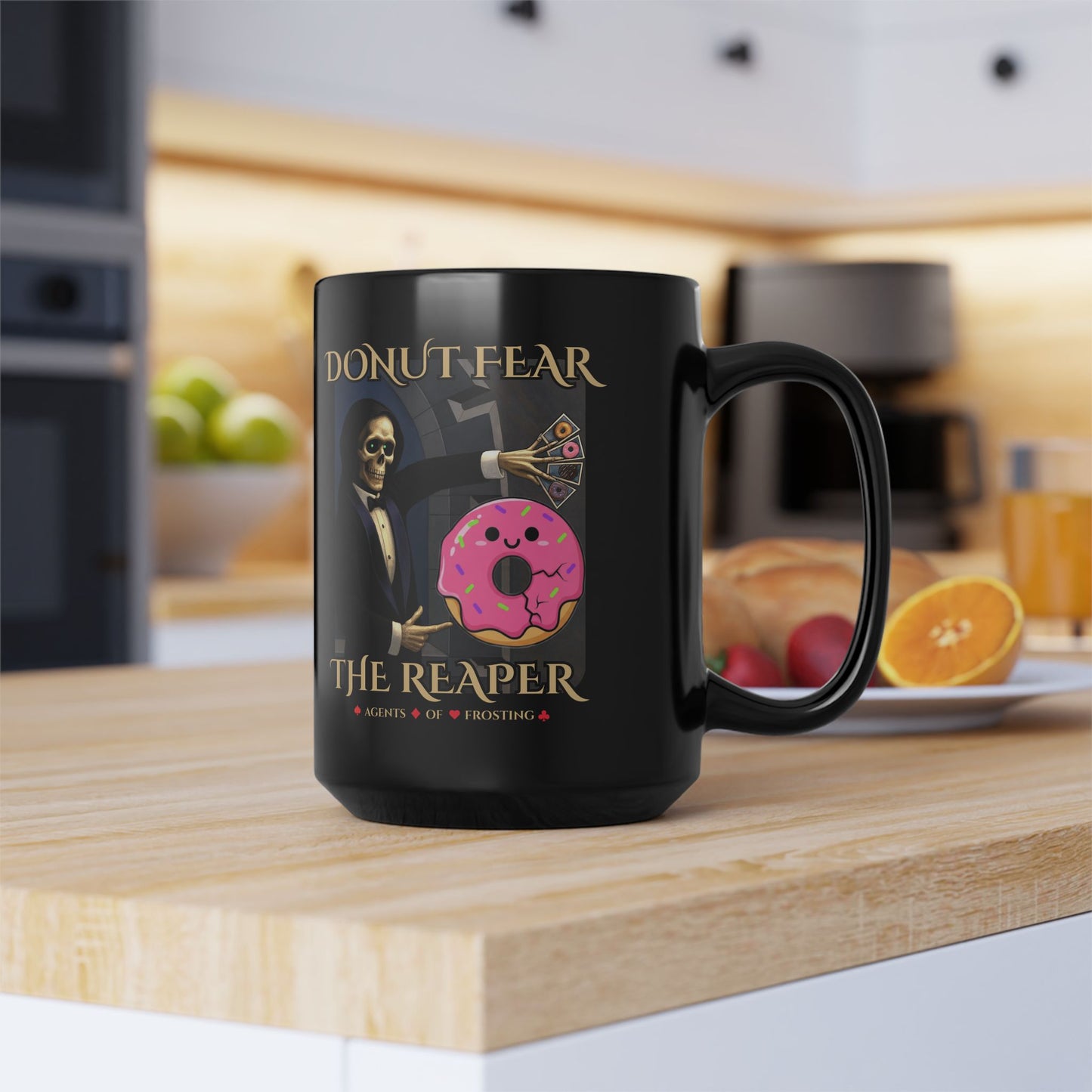 Donut Fear The Reaper | Agents of Frosting | Grim Reaper mug 4